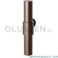 GPF Bouwbeslag Anastasius 3046.A2 L/R Hipi Deux kruiskruk gatdeel links-rechtswijzend 103 mm Bronze blend GPF3046A20200