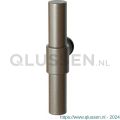 GPF Bouwbeslag Anastasius 3046.A3 L/R Hipi Deux kruiskruk gatdeel links-rechtswijzend 103 mm Mocca blend GPF3046A30200