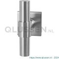 GPF Bouwbeslag RVS 3047.09-02 GPF3047.02 Hipi Deux+ kruiskruk op vierkant rozet RVS 50x50x8 mm RVS geborsteld GPF3047090100-02