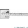 GPF Bouwbeslag RVS 3162.49-02 GPF3162.02 Raa deurkruk op vierkant rozet 50x50x8 mm RVS gepolijst GPF3162490100-02