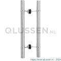 GPF Bouwbeslag RVS 9790.09 deurgreep GPF35 rond 32x20x500/320 mm RVS geborsteld-RVS gepolijst met enkel- en dubbelzijdige bevestiging GPF979009735