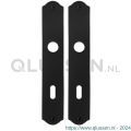 GPF Bouwbeslag Smeedijzer 6100.22 BB72 schild 238x41x4 mm BB72 smeedijzer zwart GPF610022111