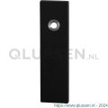 GPF Bouwbeslag ZwartWit 8100.15 WC72/8 groot kortschild rechthoekig enkelverend 169x46x8,5 mm WC72/8 grote knop zwart GPF810015872