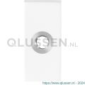 GPF Bouwbeslag ZwartWit 8100.41L rechthoekig click rozet 70x32x10 mm linkswijzend wit GPF810041200