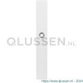 GPF Bouwbeslag ZwartWit 8100.85 XL blind langschild XL rechthoekig enkelverend 282x40x8,5 mm blind wit GPF810085100