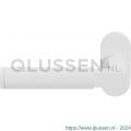 GPF Bouwbeslag ZwartWit 8214.62-04L Kuri deurkruk gatdeel op ovaal rozet 70x32x10 mm linkswijzend wit GPF8214620200-04