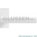 GPF Bouwbeslag ZwartWit 8218.62-01R Zaki+ deurkruk op rechthoekige rozet 70x32x10 mm rechtswijzend wit GPF8218620300-01
