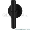 GPF Bouwbeslag ZwartWit 8238.61-00 Hipi Deux kruiskruk op rond rozet 50x8 mm zwart GPF8238610100-00