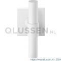 GPF Bouwbeslag ZwartWit 8239.62-02L Hipi Deux kruiskruk gatdeel op vierkant rozet 50x50x8 mm linkswijzend wit GPF8239620200-02