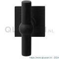 GPF Bouwbeslag ZwartWit 8240.61-02 Hipi kruiskruk op vierkant rozet 50x50x8 mm zwart GPF8240610100-02