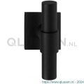 GPF Bouwbeslag ZwartWit 8241.61-02L Hipi Deux+ kruiskruk gatdeel op vierkant rozet 50x50x8 mm linkswijzend zwart GPF8241610200-02