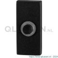 GPF Bouwbeslag ZwartWit 8826.01 beldrukker rechthoekig 70x32x10 mm met zwarte button zwart GPF882601400