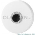 GPF Bouwbeslag ZwartWit 8826.49 beldrukker rond 50x8 mm met zwarte button wit GPF882649400