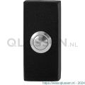 GPF Bouwbeslag ZwartWit 8827.01 beldrukker rechthoekig 70x32x10 mm met RVS button zwart GPF882701400