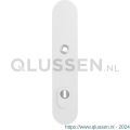 GPF Bouwbeslag ZwartWit 8840.62/92 veiligheids buitenschild SKG*** 248x52x11 mm afgerond met kerntrekbeveiliging PC92 massief wit GPF884062062