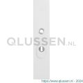 GPF Bouwbeslag ZwartWit 8842.62/55 veiligheids buitenschild SKG*** 248x52x11 mm rechthoekig met kerntrekbeveiliging PC55 massief wit GPF884262032