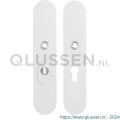 GPF Bouwbeslag ZwartWit 8860.62/55 veiligheids schilden SKG*** 248x52 mm afgerond met kerntrekbeveiliging PC55 wit GPF886062032