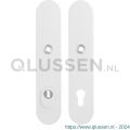 GPF Bouwbeslag ZwartWit 8860.62/92 veiligheids schilden SKG*** 248x52 mm afgerond met kerntrekbeveiliging PC92 wit GPF886062062