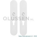 GPF Bouwbeslag ZwartWit 8861.62/55 veiligheids schilden SKG*** 248x52 mm afgerond PC55 wit GPF886162032