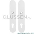 GPF Bouwbeslag ZwartWit 8861.62/92 veiligheids schilden SKG*** 248x52 mm afgerond PC92 wit GPF886162062