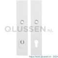 GPF Bouwbeslag ZwartWit 8862.62/92 veiligheids schilden SKG*** 248x52 mm rechthoekig met kerntrekbeveiliging PC92 wit GPF886262062