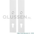 GPF Bouwbeslag ZwartWit 8863.62/92 veiligheids schilden SKG*** 248x52 mm rechthoekig PC92 wit GPF886362062