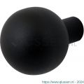 GPF Bouwbeslag ZwartWit 8954.61 S2 kogelknop 50 mm vast met knopvastzetter zwart GPF895461400