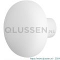 GPF Bouwbeslag ZwartWit 8957.62 S2 Paddenstoel knop 65 mm vast met knopvastzetter wit GPF895762400