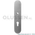 GPF Bouwbeslag RVS 9002.72 veiligheids buitenschild SKG*** 248x52x11 mm afgerond PC72 RVS geborsteld GPF900209042