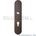 GPF Bouwbeslag Anastasius 9002.A1 veiligheids buitenschild SKG*** 248x52x11 mm afgerond PC72 Dark blend GPF9002A1042