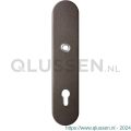 GPF Bouwbeslag Anastasius 9002.A1 veiligheids buitenschild SKG*** 248x52x11 mm afgerond PC92 Dark blend GPF9002A1062