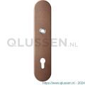 GPF Bouwbeslag Anastasius 9002.A2 veiligheids buitenschild SKG*** 248x52x11 mm afgerond PC92 Bronze blend GPF9002A2062