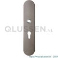 GPF Bouwbeslag Anastasius 9002.A3 veiligheids buitenschild SKG*** 248x52x11 mm afgerond PC55 Mocca blend GPF9002A3032