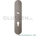 GPF Bouwbeslag Anastasius 9002.A3 veiligheids buitenschild SKG*** 248x52x11 mm afgerond PC72 Mocca blend GPF9002A3042