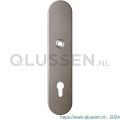 GPF Bouwbeslag Anastasius 9002.A3 veiligheids buitenschild SKG*** 248x52x11 mm afgerond PC92 Mocca blend GPF9002A3062