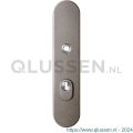 GPF Bouwbeslag Anastasius 9008.A3 veiligheids buitenschild SKG*** 248x52x11 mm afgerond met kerntrekbeveiliging PC72 massief Mocca blend GPF9008A3042