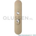 GPF Bouwbeslag Anastasius 9008.A4 veiligheids buitenschild SKG*** 248x52x11 mm afgerond met kerntrekbeveiliging PC55 massief Champagne blend GPF9008A4032