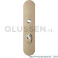 GPF Bouwbeslag Anastasius 9008.A4 veiligheids buitenschild SKG*** 248x52x11 mm afgerond met kerntrekbeveiliging PC72 massief Champagne blend GPF9008A4042