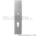 GPF Bouwbeslag RVS 9012.55 veiligheids buitenschild SKG*** 248x52x11 mm rechthoekig PC55 RVS geborsteld GPF901209032