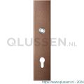 GPF Bouwbeslag Anastasius 9012.A2 veiligheids buitenschild SKG*** 248x52x11 mm rechthoekig PC92 Bronze blend GPF9012A2062