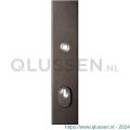 GPF Bouwbeslag Anastasius 9018.A1 veiligheids buitenschild SKG*** 248x52x11 mm rechthoekig met kerntrekbeveiliging PC92 massief Dark blend GPF9018A1062