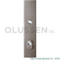 GPF Bouwbeslag Anastasius 9018.A3 veiligheids buitenschild SKG*** 248x52x11 mm rechthoekig met kerntrekbeveiliging PC92 massief Mocca blend GPF9018A3062