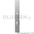 GPF Bouwbeslag RVS 9038.72 veiligheids buitenschild smal SKG*** 257x35x11 mm rechthoekig met kerntrekbeveiliging PC72 massief RVS geborsteld GPF903809042