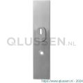 GPF Bouwbeslag RVS 9058.72 veiligheids buitenschild Comfort SKG*** met kerntrekbeveiliging 248x52x11 mm rechthoekig PC72 RVS geborsteld GPF905809042