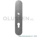 GPF Bouwbeslag RVS 9102.55 veiligheids binnenschild SKG*** 248x52x8 mm afgerond PC55 RVS geborsteld GPF910209032