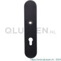 GPF Bouwbeslag PVD 9102.55P1 veiligheids binnenschild SKG*** 248x52x8 mm afgerond PC55 PVD antraciet GPF9102P1032