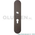 GPF Bouwbeslag Anastasius 9102.A1 veiligheids binnenschild SKG*** 248x52x8 mm afgerond PC55 Dark blend GPF9102A1032