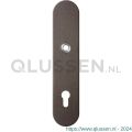 GPF Bouwbeslag Anastasius 9102.A1 veiligheids binnenschild SKG*** 248x52x8 mm afgerond PC92 Dark blend GPF9102A1062