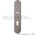 GPF Bouwbeslag Anastasius 9102.A3 veiligheids binnenschild SKG*** 248x52x8 mm afgerond PC72 Mocca blend GPF9102A3042