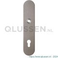 GPF Bouwbeslag Anastasius 9102.A3 veiligheids binnenschild SKG*** 248x52x8 mm afgerond PC92 Mocca blend GPF9102A3062